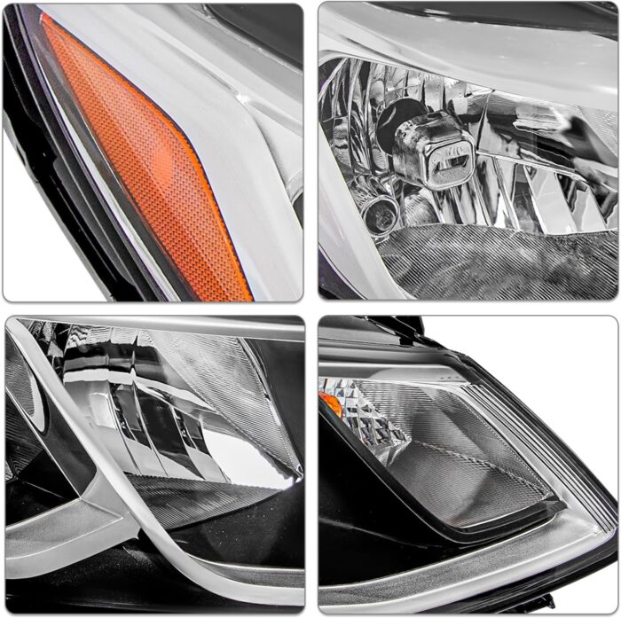 zoomed in photo of details of headlight for chevrolet cruze 2016 2017 2018