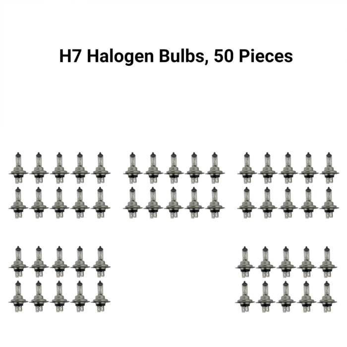 H7 55W Halogen Headlight Bulbs