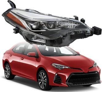 Headlight Assembly For 2017-2018 & 2019 Toyota Corolla