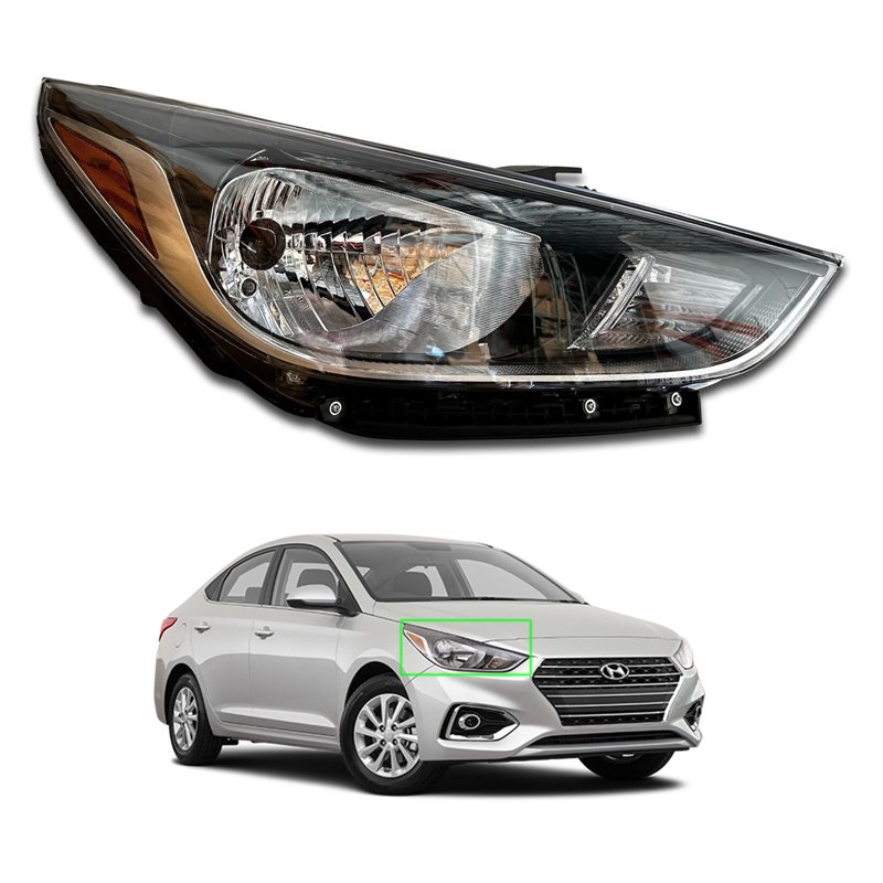 Headlight Assembly For 2018 & 2019 Hyundai Accent