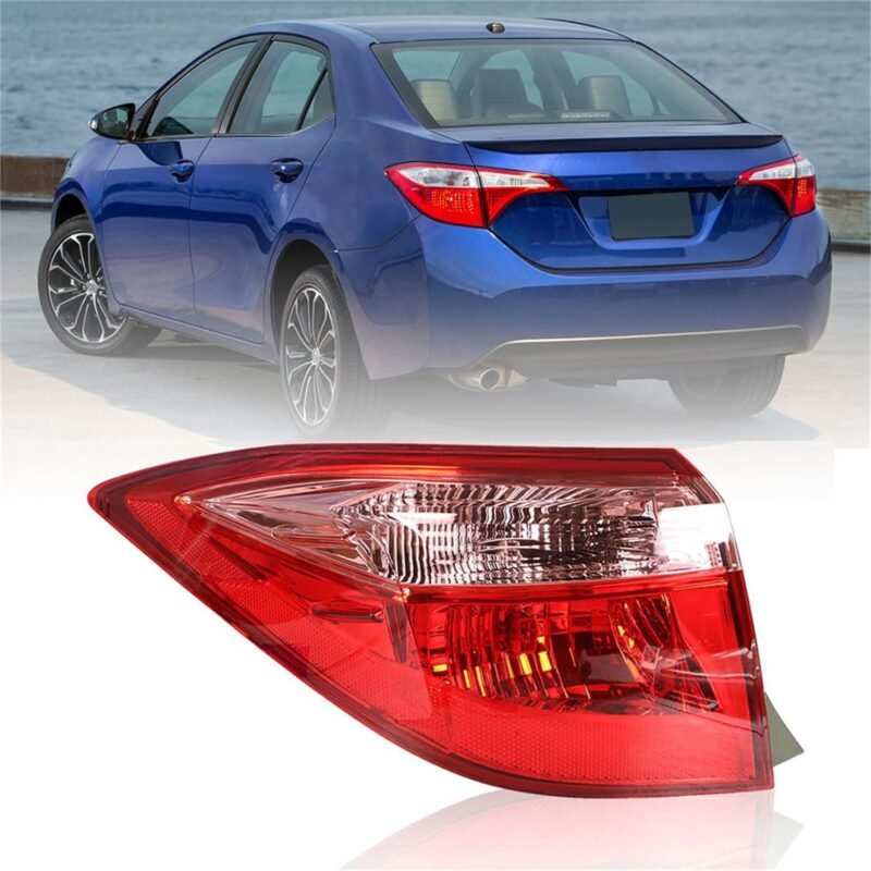 Outer Tail Light For 2017-2018 & 2019 Toyota Corolla L LE CE