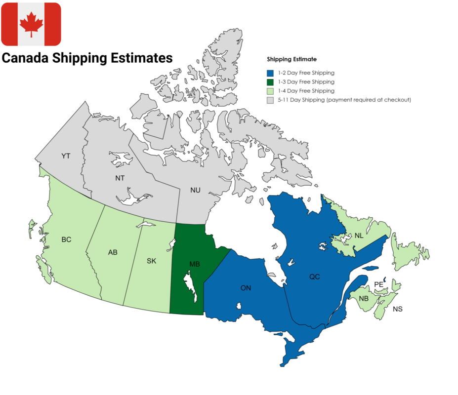 Canada shipping info for headlights dodge charger