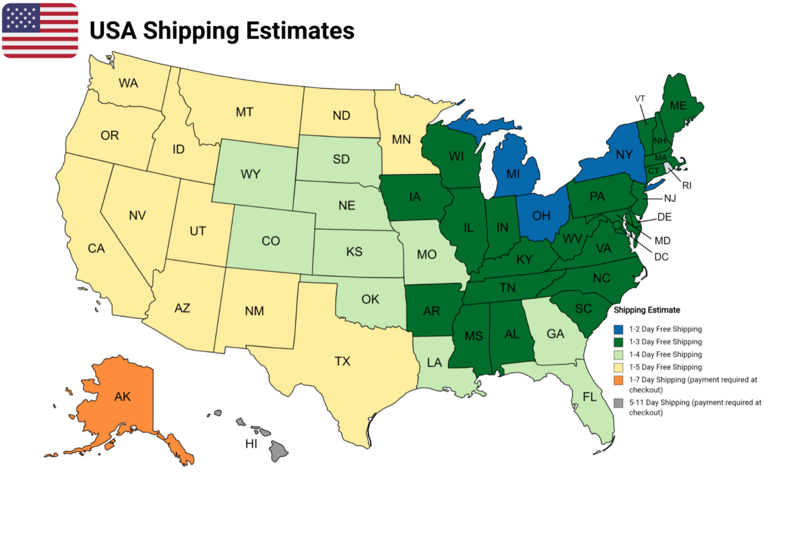 usa shipping info for headlights dodge charger